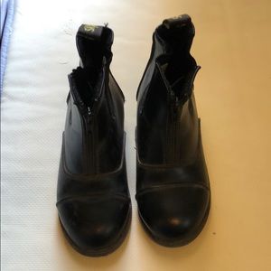 Boy horse riding boot